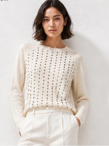 J Crew #C0584 Stacked Sequined Beaded Sz Xxxs